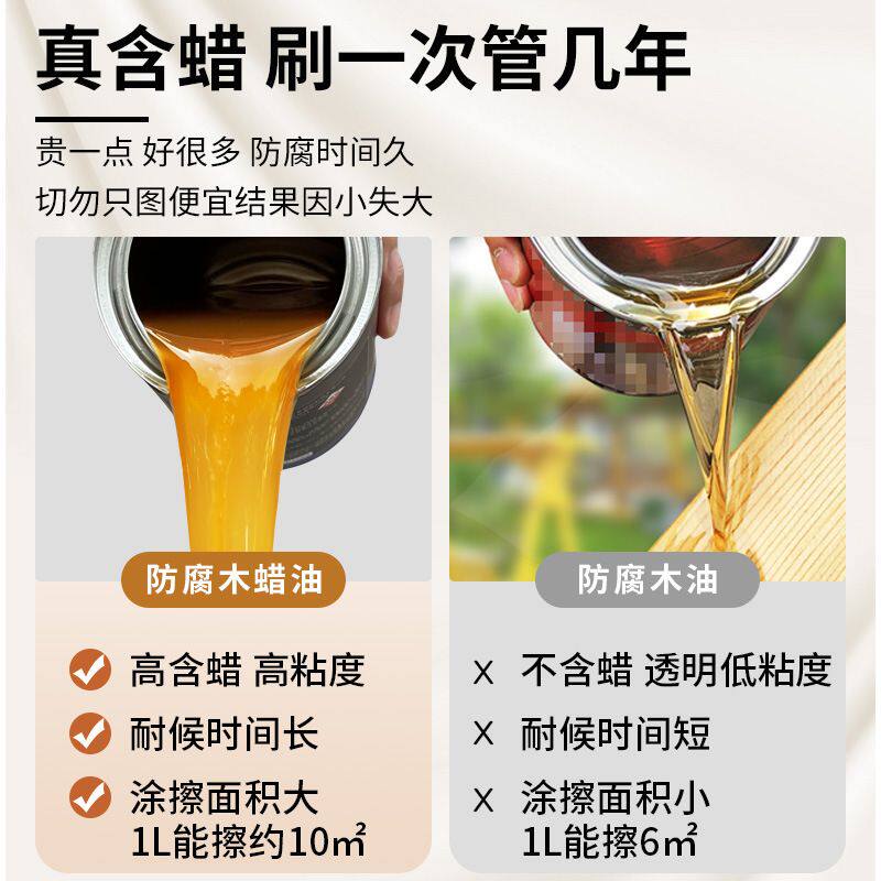 黑色木蜡油黑胡桃木色樱桃木柚木户外防腐木油漆实木头防水漆