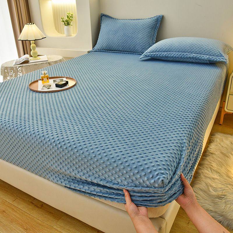 A类宝宝绒保暖豆豆绒床笠三件套床垫保护套床罩单品单件,床上用品,冰丝席,淘宝优惠券,粉丝福利购,淘宝优惠卷