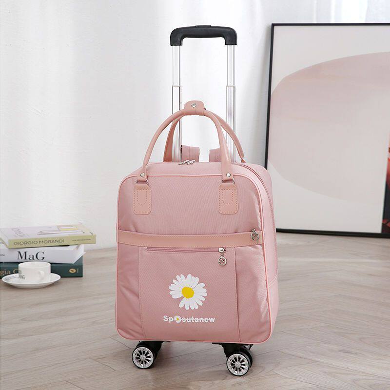 可登机万向轮拉杆箱女短途旅游轻便手提可背行李包拉杆式