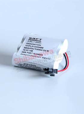 3HAC033492-001 ABB锂电池 1S3PLS14500ABB SAFT 3.6V 7.8Ah