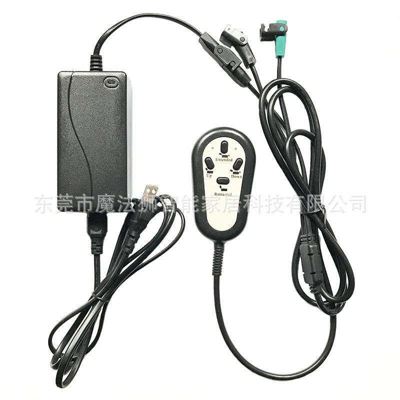 足浴沙发桑拿用品商行厂家直销电动推杆双电机手柄手控器开关电源