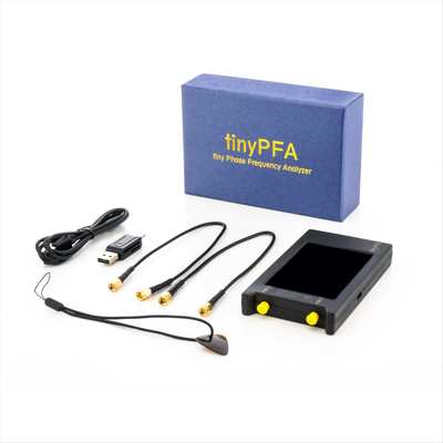 tinyPFA 便携式相位频率分析仪1MHz-290MHz频率带4寸显示屏可充电