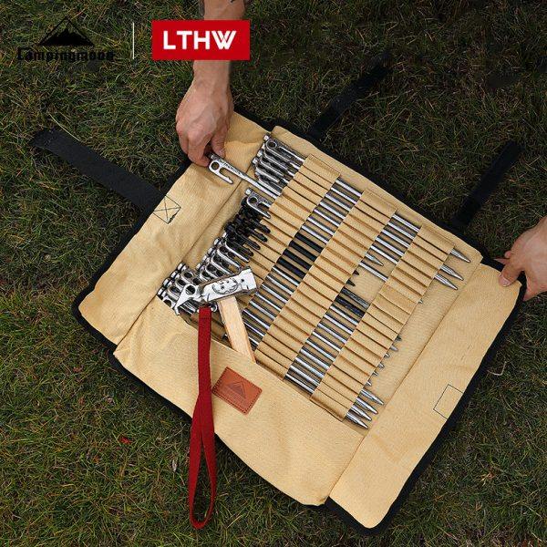 柯曼户外营钉包天幕地钉收纳包20根装帆布便携收纳袋帐篷配件包,户外/登山/野营/旅行用品,地钉袋,淘宝优惠券,粉丝福利购,淘宝优惠卷