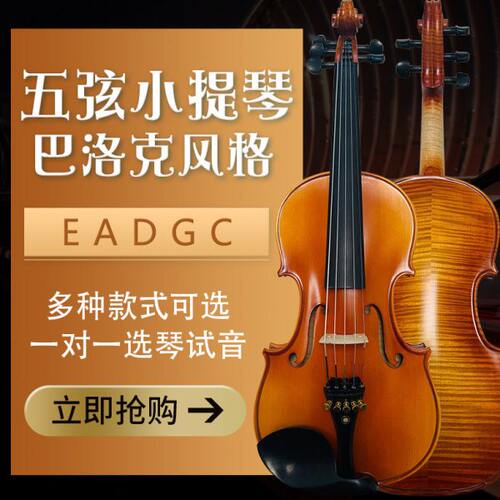 初学者弦畅想板实木板小提琴巴洛拼小提琴欧弦五5克小提琴料独