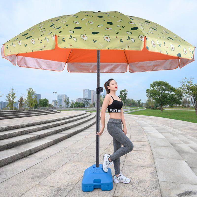 印花遮阳伞户外雨棚遮雨棚大伞摆摊做生意大S雨伞双层商用折叠