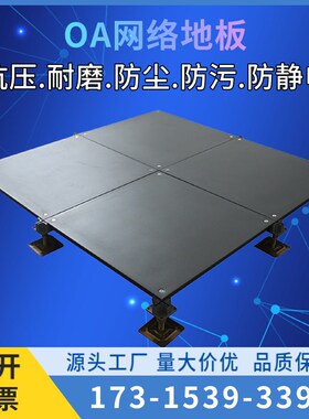 OA网络地板500*500*28办公写字楼专用地板600*600*33架空活动地板