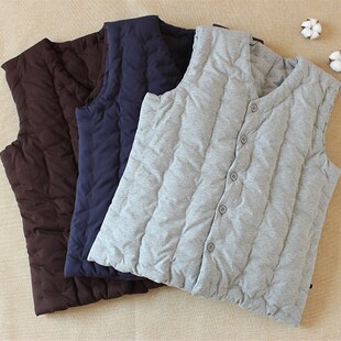 纯棉花手工男士 保暖加厚坎肩成人大人内穿背心马夹棉服 马甲秋冬季