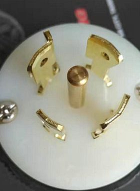 台湾嵘光4P5W NEMA L22-30 30AMP 277/480V电机插头WJ-8532UL工业