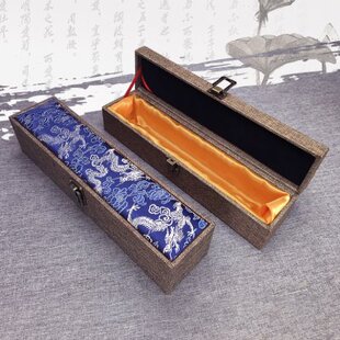 车挂镇尺包装盒中式礼品首饰盒锦盒定制筷子收纳木盒木质大号盒子