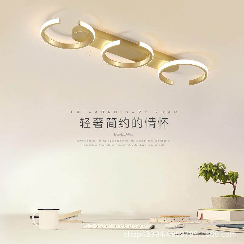 led走廊灯过道灯现代简约玄关衣帽间门厅阳台北欧创意个性吸顶灯