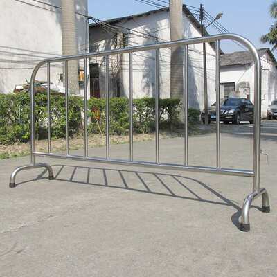 顺路科技2米不锈钢铁马不锈钢移动护栏201不锈钢铁马活动护栏