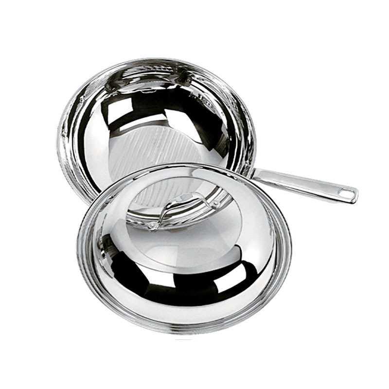 顺发30cm厨霸两件套炒锅无涂层304不锈钢三层底锅具,3C数码配件,USB灯,淘宝优惠券,粉丝福利购,淘宝优惠卷