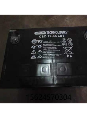 大力神 西恩迪CD蓄电池C&D 12-65LBT  12V65AH 直流屏ups eps光伏