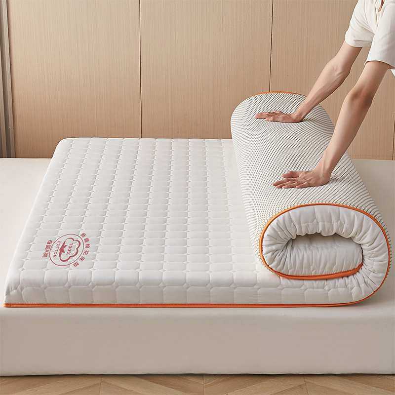 棉花层抗压记忆棉加厚磨毛床垫A类亲肤棉花垫床褥垫学生宿舍软垫