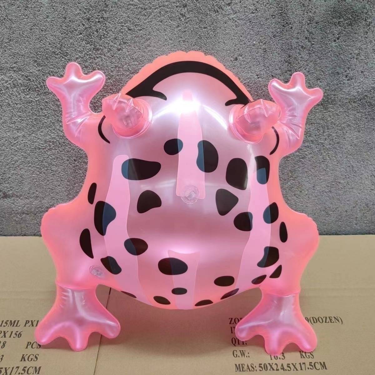 青蛙充气玩具发光小青蛙男孩子女孩儿童宝宝玩具弹跳气球卡通吹气