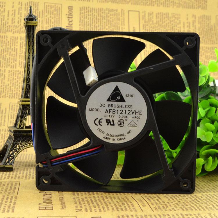 现货原装 台达12038 12V 0.90A 12cm AFB1212VHE直流机箱散热风扇
