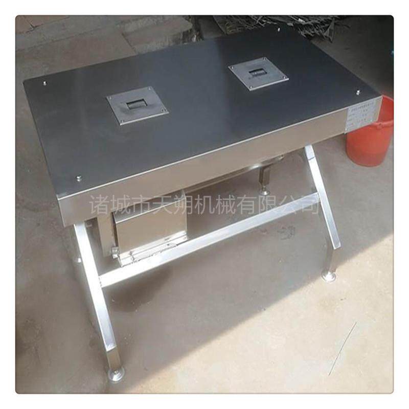 鸭胗拨胗机双室剥鸭胗设备鸭震自动脱黄皮机厂家内脏处理机