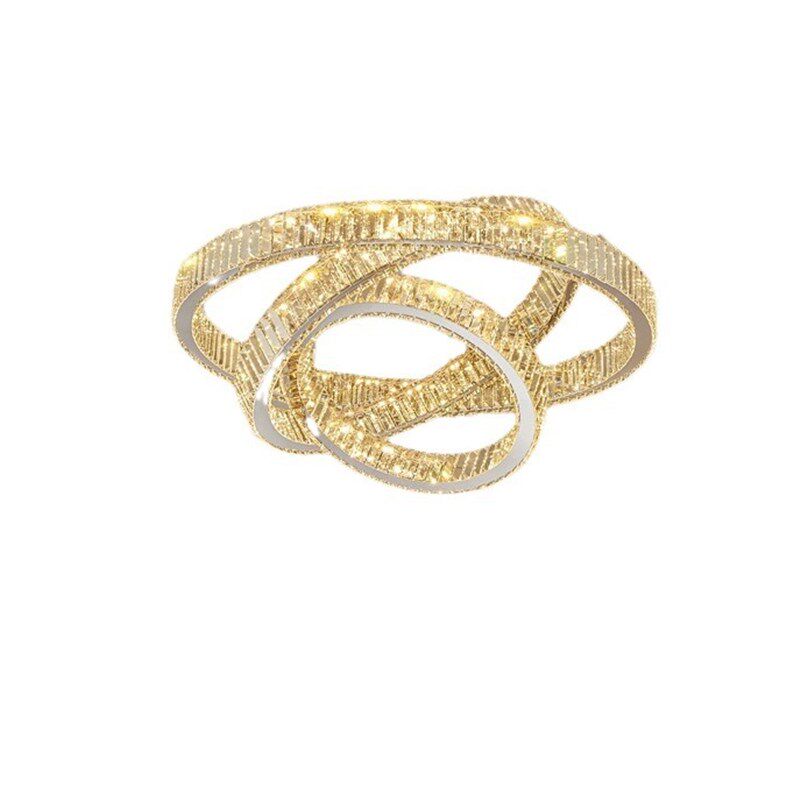 2023新款e吊灯客厅灯现代简约大气水晶灯创意个性餐厅吊灯环形灯