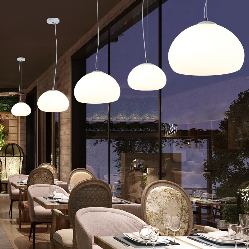 意大利创意d鹅卵石吊灯LOFT挑高客厅复式楼梯床头餐厅吧台鹅蛋灯