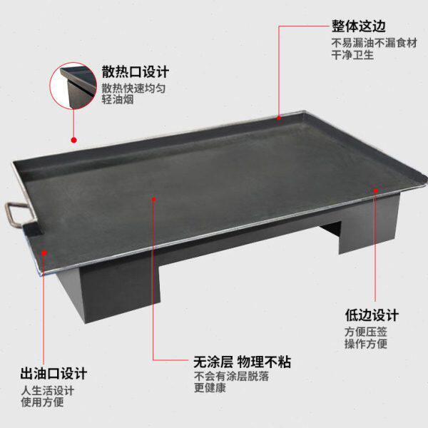盘烧烤盘炒烤冷面设备饭豆腐商用摆摊鸡蛋饼家用铁板鱿鱼专用铁板