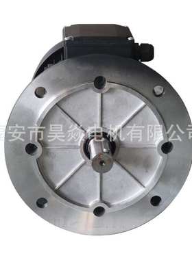 MS100L三相异步电动机380v马达0.75/1.5/3kw B35大法兰铜线电机