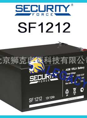 Security蓄电池 SF12012 12V1.2AH 音响  照明  门禁 备用电池