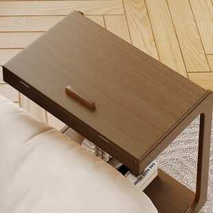 【可商检开票】沙发边几茶几实木床头桌客厅床边电脑桌移动小茶几