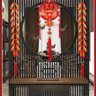 新年春节装饰鞭炮挂件新房乔迁布置用品室内仿真鞭炮串炮仗爆竹炮