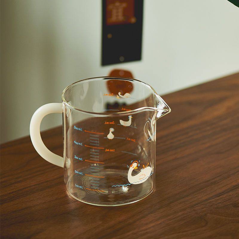 高硼硅玻璃量杯带刻度有手柄耐高温微波炉透明杯子牛奶杯可加热,餐饮具,拉花缸/拉花杯/打奶缸,淘宝优惠券,粉丝福利购,淘宝优惠卷