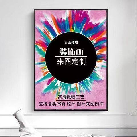 挂画钉制装饰画公司酒店客餐厅背景玄关卧室床头全家福婚纱照,家居饰品,现代装饰画,淘宝优惠券,粉丝福利购,淘宝优惠卷