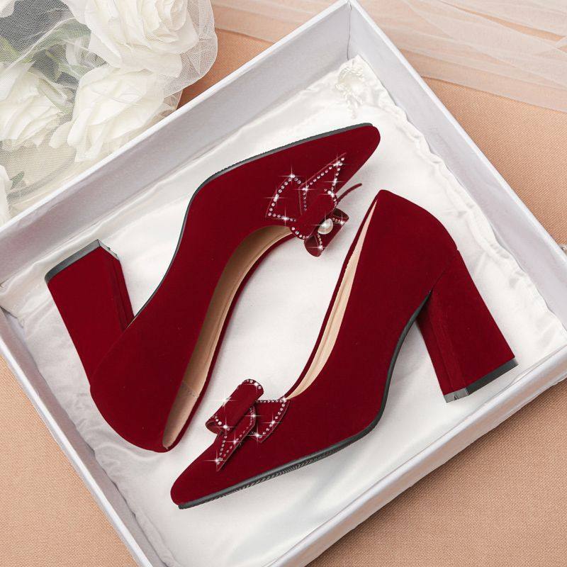 婚鞋女红色2023年新款平跟3厘米秀禾服婚纱两穿新娘鞋孕妇不累脚,女鞋,婚鞋,淘宝优惠券,粉丝福利购,淘宝优惠卷