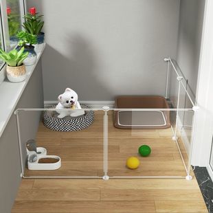 狗狗围栏宠物小型犬猫笼隔离门栅栏室内自由组合家用式狗笼子