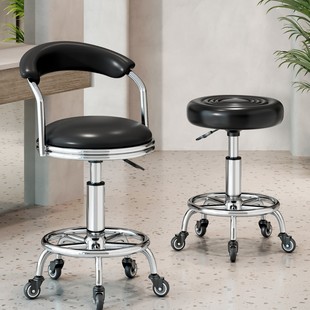 吧台椅升降椅子转椅高脚凳吧台凳家用靠背酒吧椅美容万向滑轮凳子
