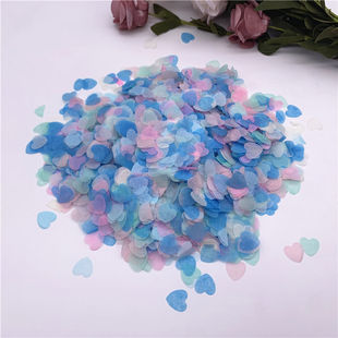 结婚爱心彩纸碎片纸屑婚庆派对抛洒婚礼浪漫花瓣撒花求婚心形