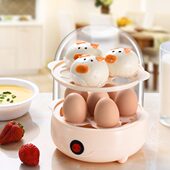 神器蒸蛋层早餐蒸蛋器自动断电双层办公室小功率多功能单羹煮蛋器