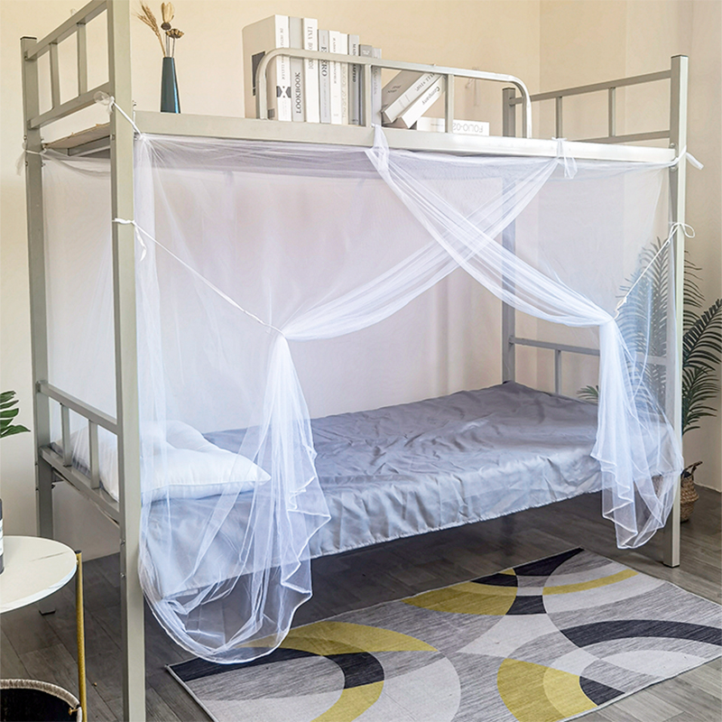 大学生蚊帐新款单门0.9m宿舍上B下铺男女寝室单人床家用加密老式