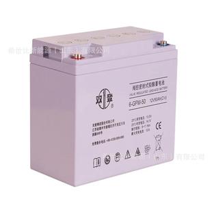 风光互补路灯 50免维护12V50AH风力发电储能 双登蓄电池6 GFM
