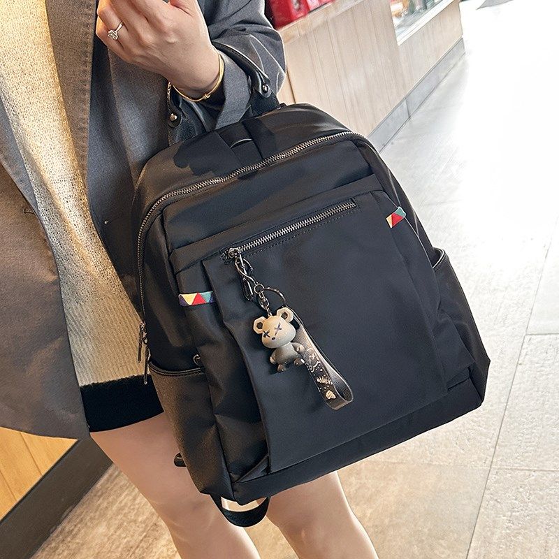 防泼水牛津布通勤双肩包女2023新款大容量时尚百搭旅行背包书包潮,箱包皮具/热销女包/男包,双肩背包,淘宝优惠券,粉丝福利购,淘宝优惠卷