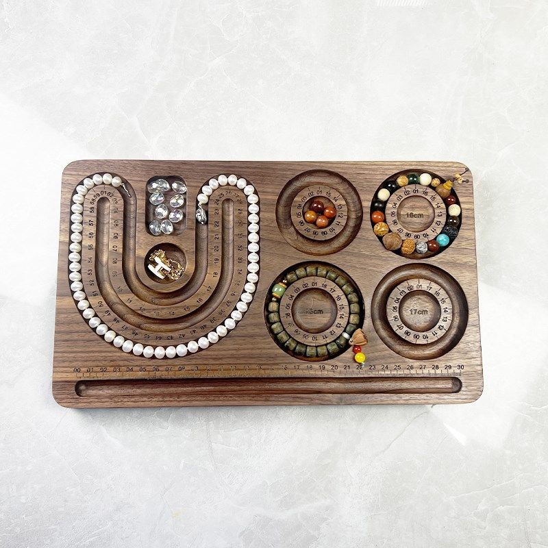 项链珠宝设计手串散珠串珠文玩手链DIY编织饰品工具展示实木定制,饰品/流行首饰/时尚饰品新,首饰展示架,淘宝优惠券,粉丝福利购,淘宝优惠卷