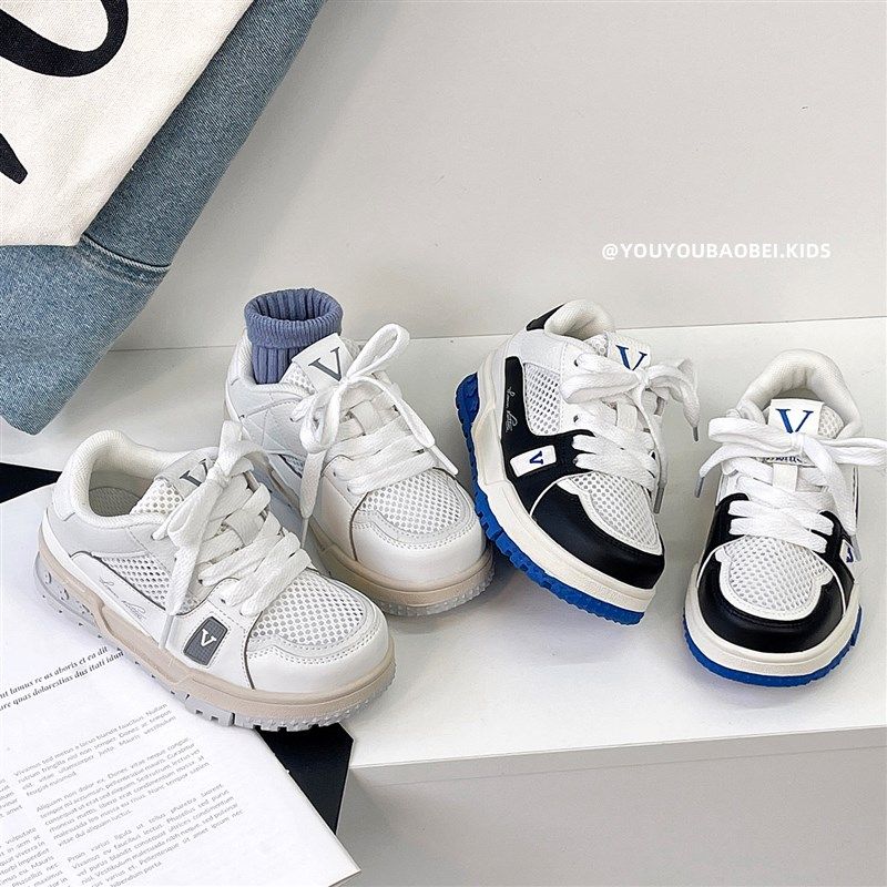 儿童鞋网面运动鞋2025春夏新款男童板鞋透气女童小白鞋软底百搭潮,童鞋/婴儿鞋/亲子鞋,运动鞋,淘宝优惠券,粉丝福利购,淘宝优惠卷