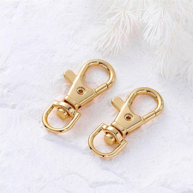 保色真金狗扣钥匙扣龙虾扣箱包旋转活动挂扣diy五金金属挂钩扣头,饰品/流行首饰/时尚饰品新,其他DIY饰品配件,淘宝优惠券,粉丝福利购,淘宝优惠卷