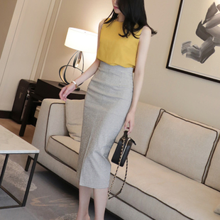 显瘦半身裙洋气时尚 2021新款 两件套裙子 裙女夏季 气质御姐职业套装