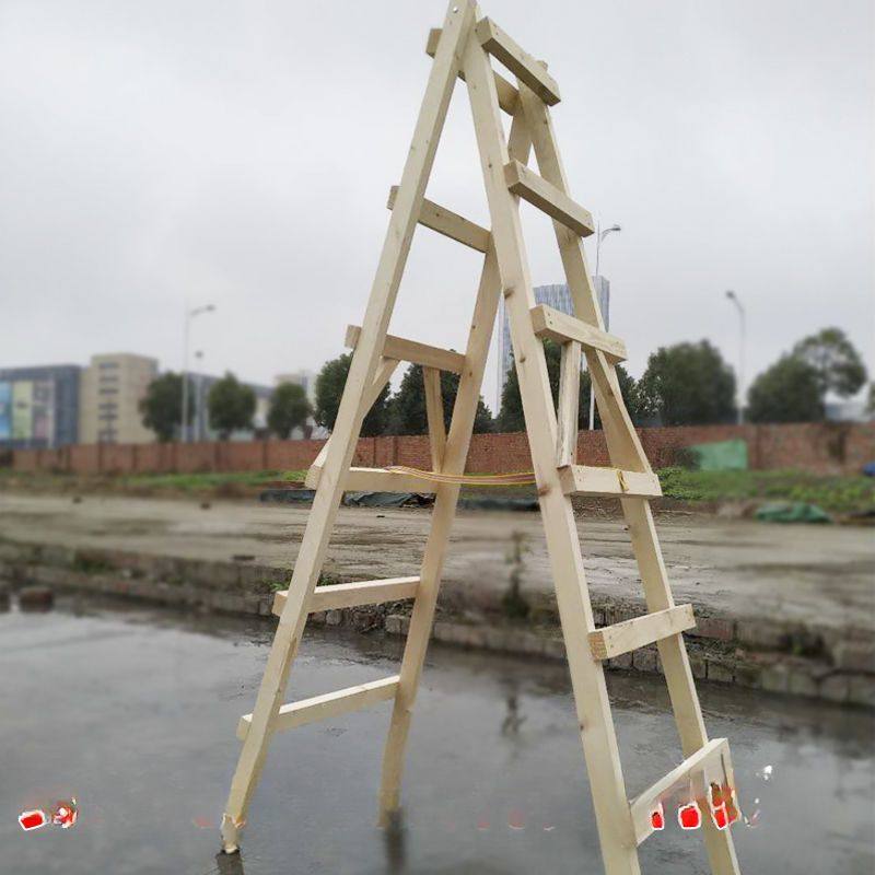 实木梯子双侧人字梯多功能加厚家用室内简易装修工程装修行走,居家日用,家用梯,淘宝优惠券,粉丝福利购,淘宝优惠卷