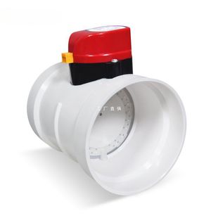 PP.PVC 塑料电动密闭阀 硅胶密封风量调节阀 管道阀门蝶阀 圆风阀