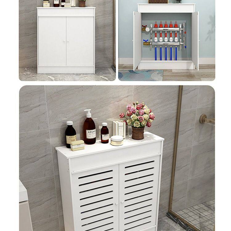 卫生间地热开关阀门柜子遮挡罩暖气片遮丑箱防水地暖分水器遮挡柜