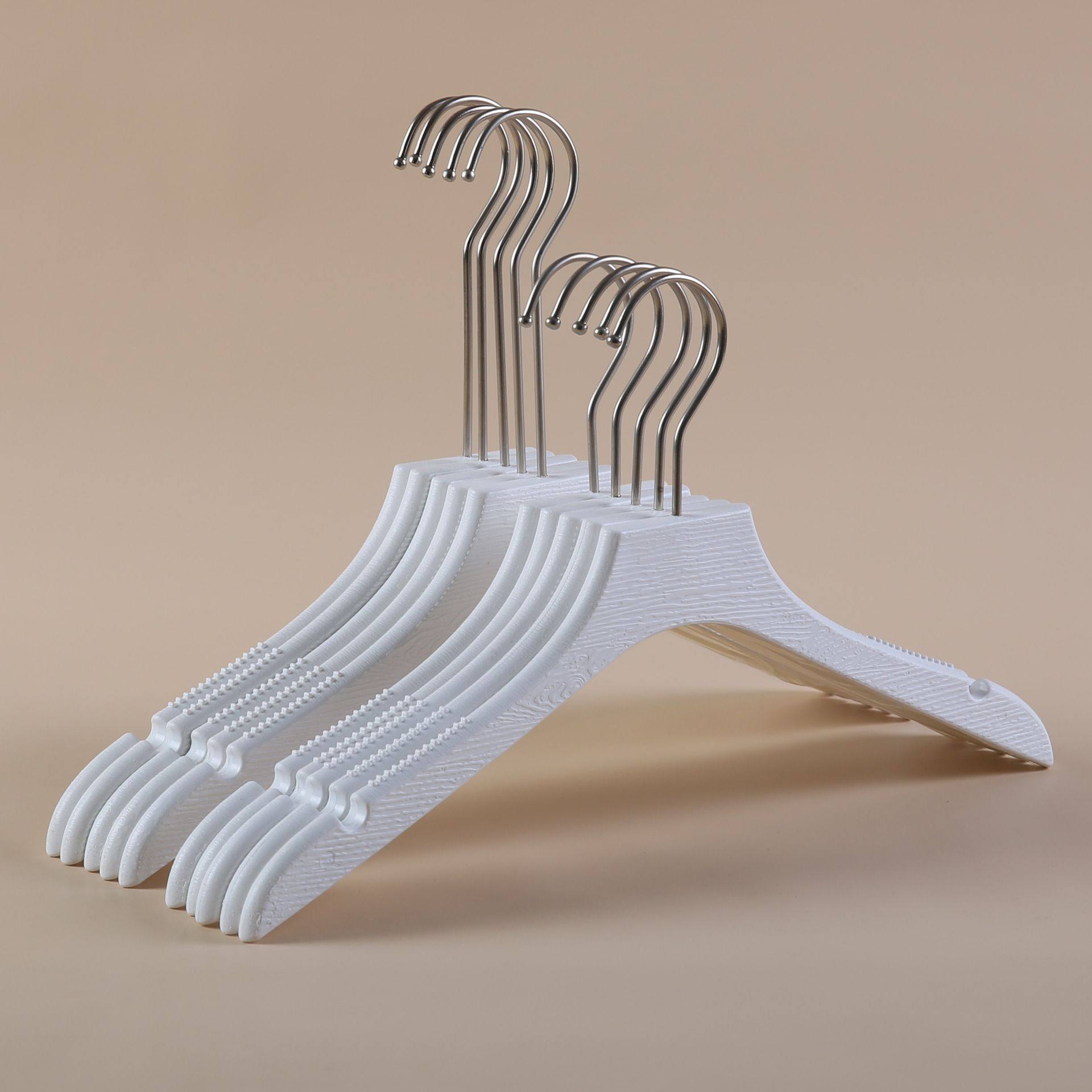 厂家直销衣服架挂钩无痕35白塑料裤婚纱防滑1服装店衣架仿木夹子,收纳整理,木质衣架,淘宝优惠券,粉丝福利购,淘宝优惠卷