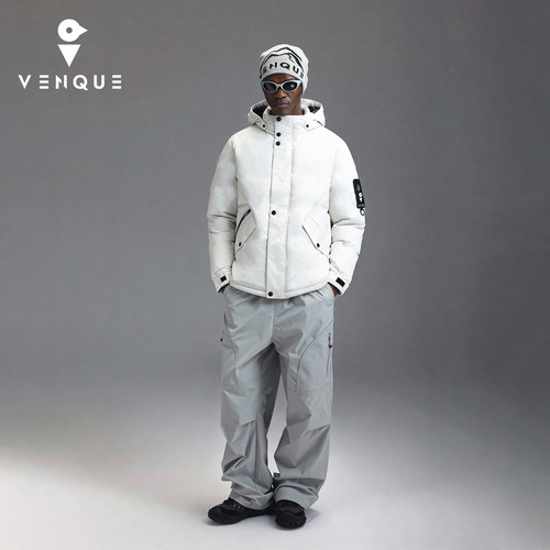 venque范克男士加厚保暖羽绒服