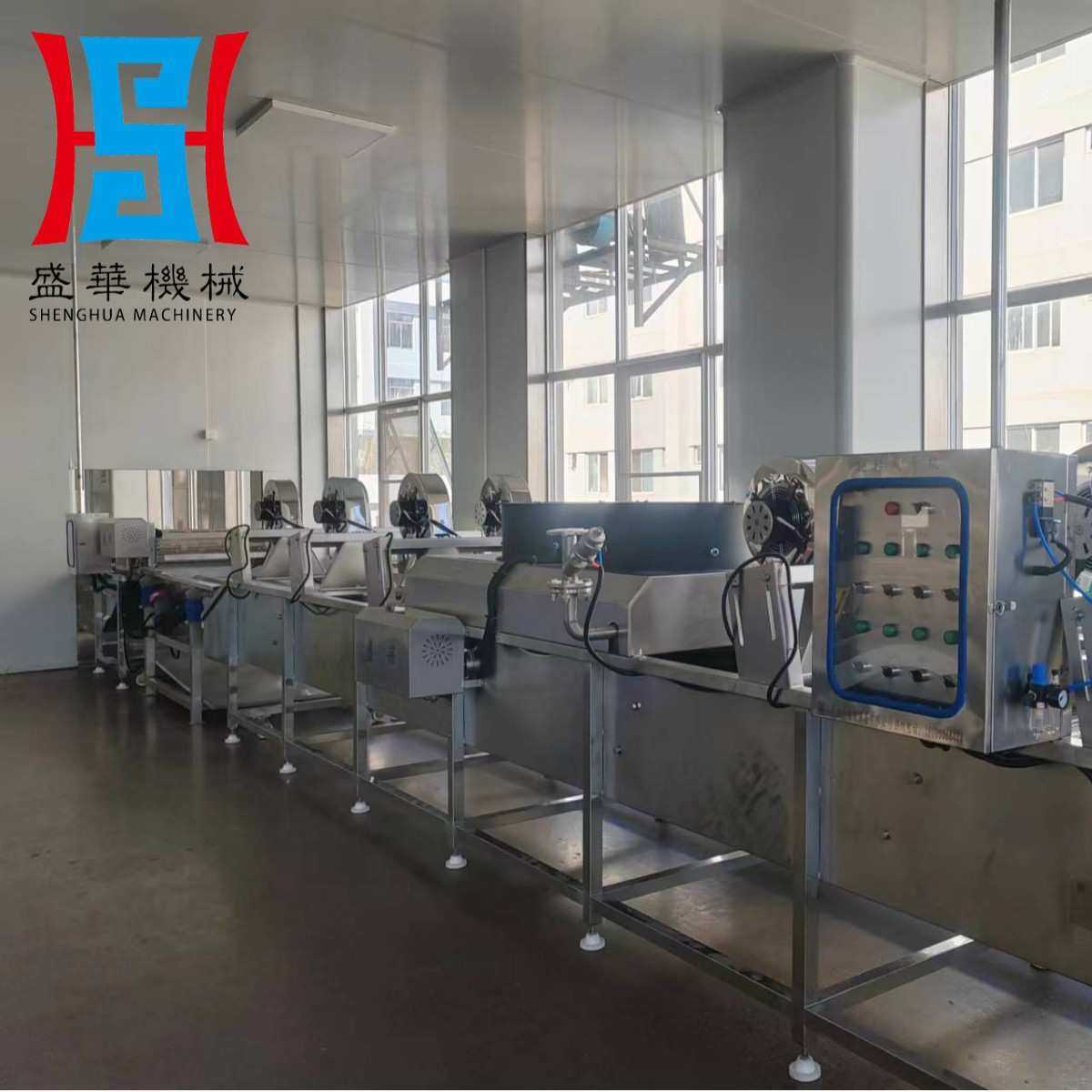 叶菜类清洗风干流水线 新鲜果蔬清洗机  果蔬玉米加工设备