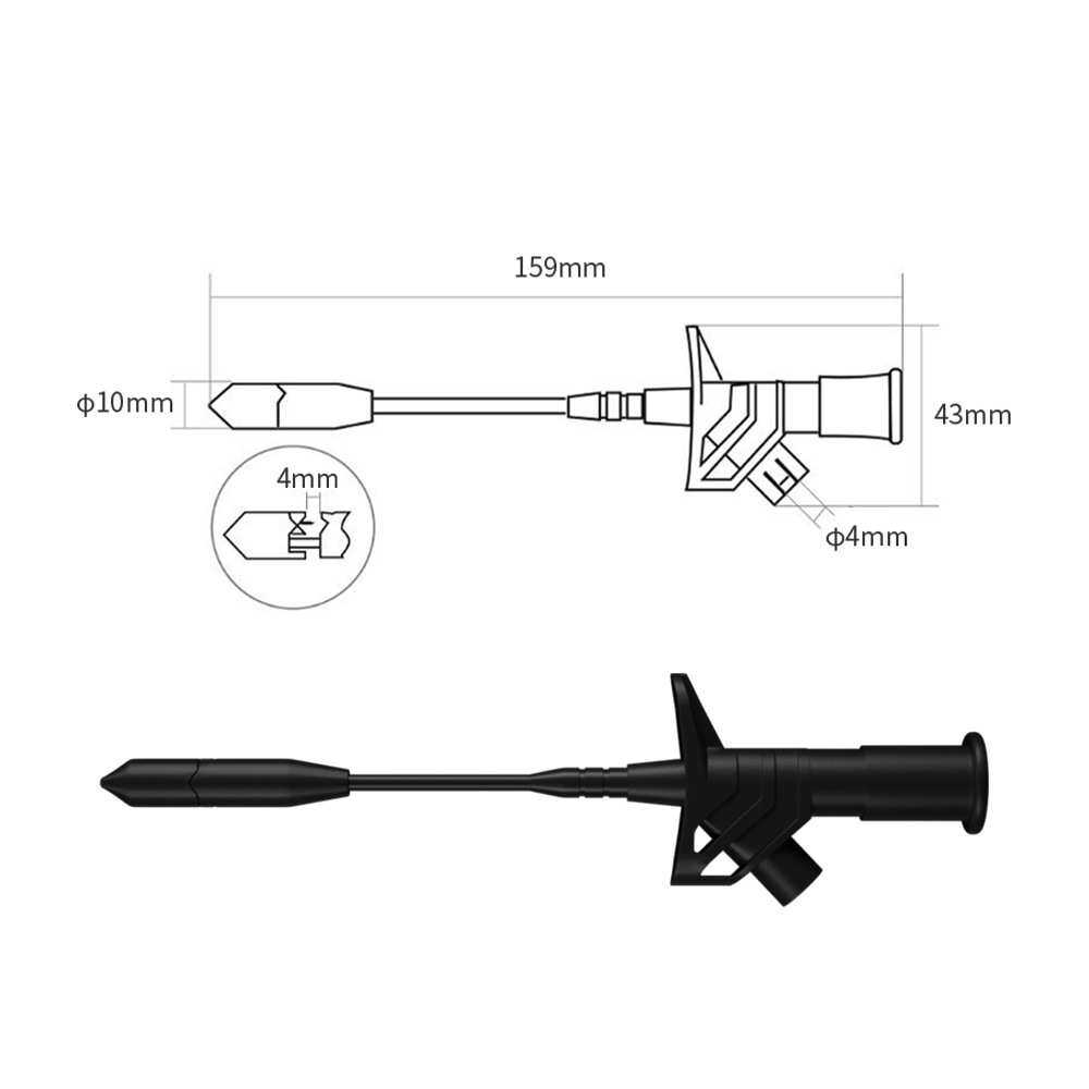 汽车维修电路检测端子探针工具 汽修专用万用接线束线阻
