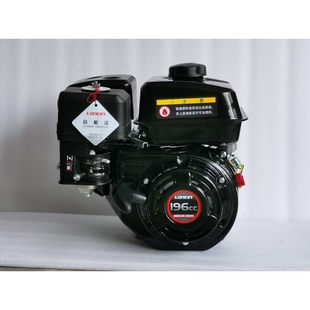 隆鑫G200单缸小型汽油发动机196cc168F6 7马力船用水泵用磨光机